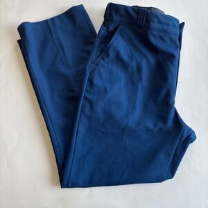 Vintage Unitog Men's 36 Blue Dress Pants Union‎ Made in USA Flat Front